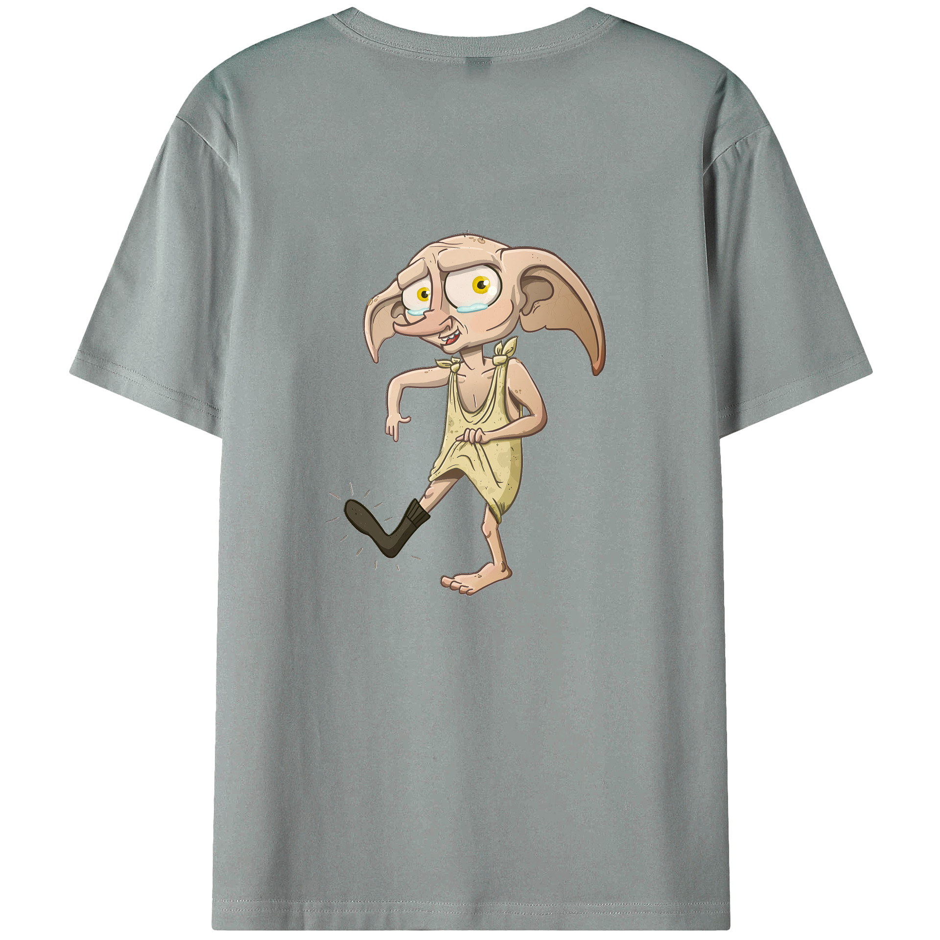 （画像用） Harry Potter ハリー・ポッターシリーズ 綿100％ メンズ半袖Tシャツ（バックプリント） 通気性